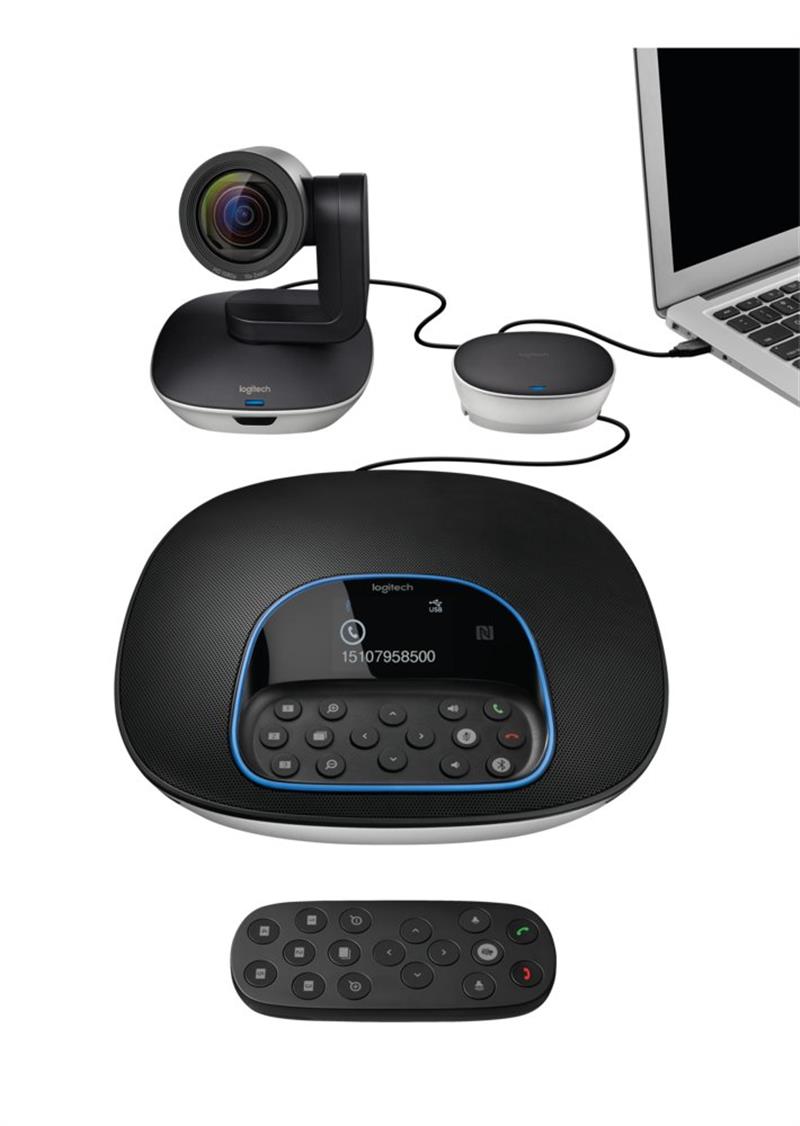 Logitech GROUP video conferencing systeem Group video conferencing system