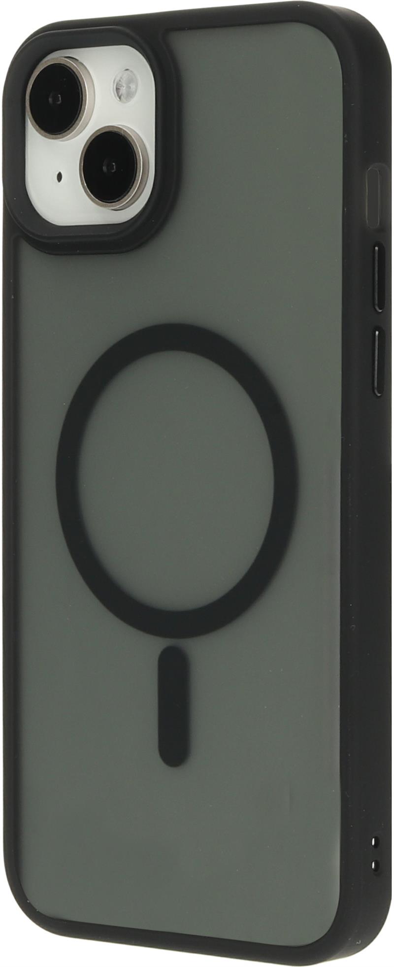 Mobiparts Hardcover Apple iPhone 15 Plus Satin Black (Magsafe Compatible)