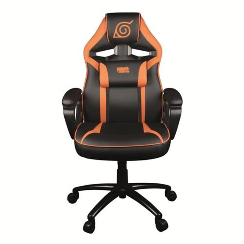 Konix Naruto 78441116680 gamestoel Gaming leunstoel Gecapitonneerde zitting Zwart, Oranje