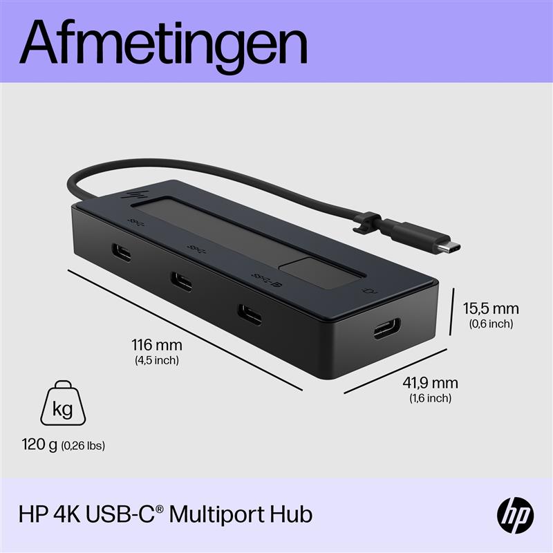 HP 4K USB-C Multiport Hub