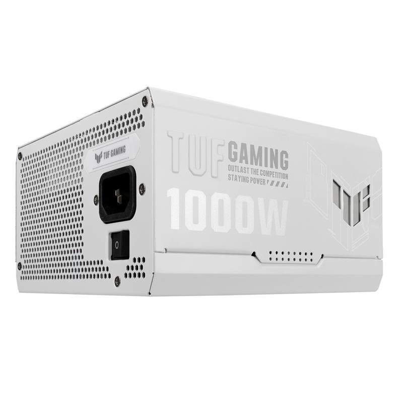 ASUS TUF Gaming 1000W Gold White Edition power supply unit 20+4 pin ATX ATX Wit