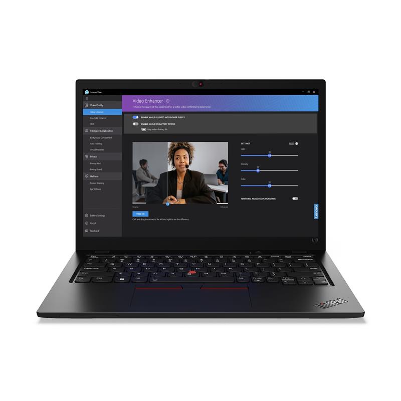 Lenovo ThinkPad L13 Intel Core Ultra 7 155U Laptop 33,8 cm (13.3"") WSXGA 16 GB LPDDR5-SDRAM 512 GB SSD Wi-Fi 6E (802.11ax) Windows 11 Pro Zwart