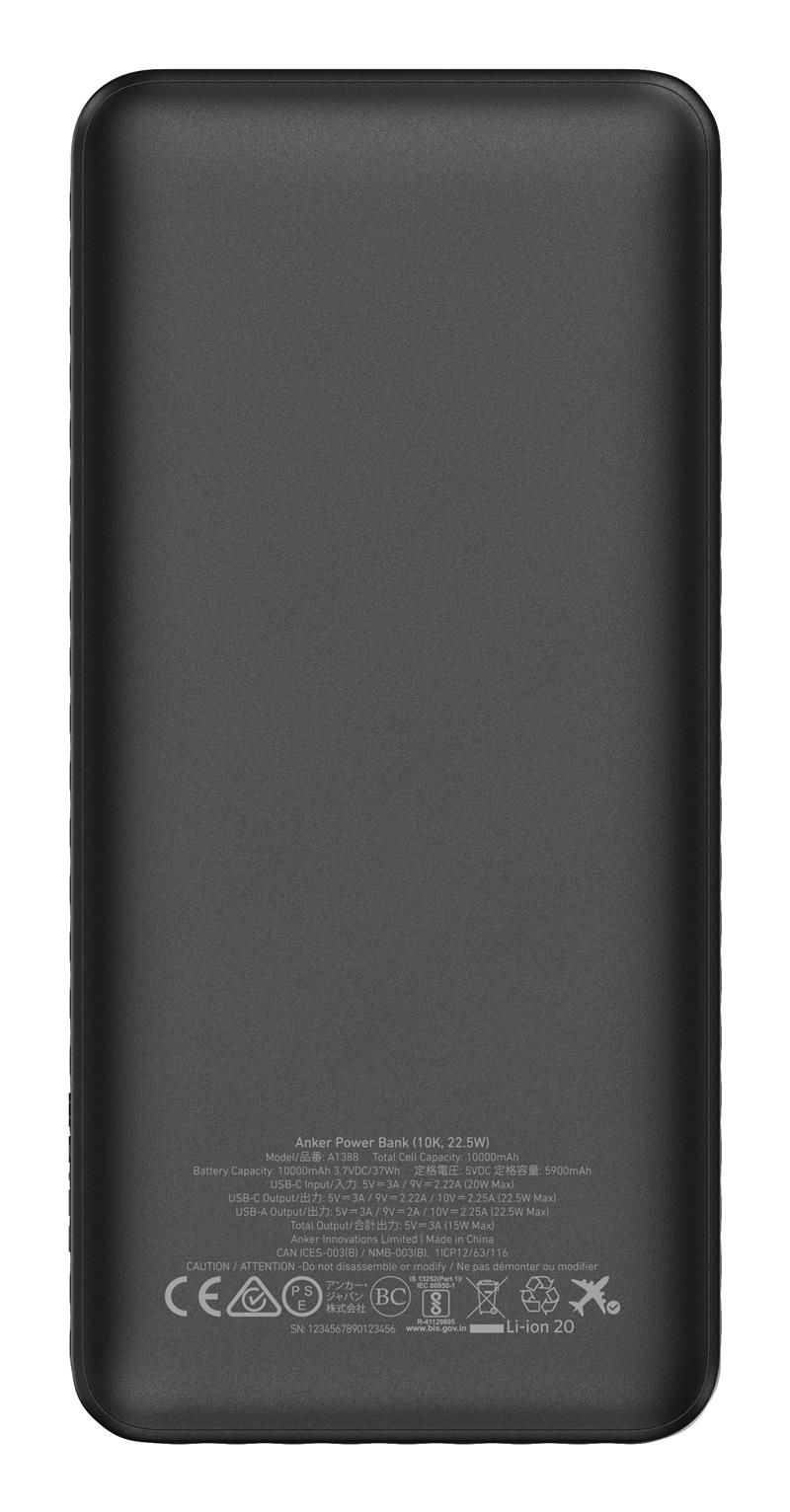 Anker A1388G11 powerbank 10000 mAh Zwart