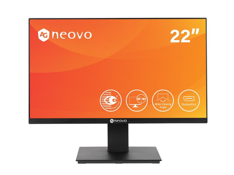 AG Neovo LA-2202 computer monitor 54,6 cm (21.5"") 1920 x 1080 Pixels Full HD LCD Zwart