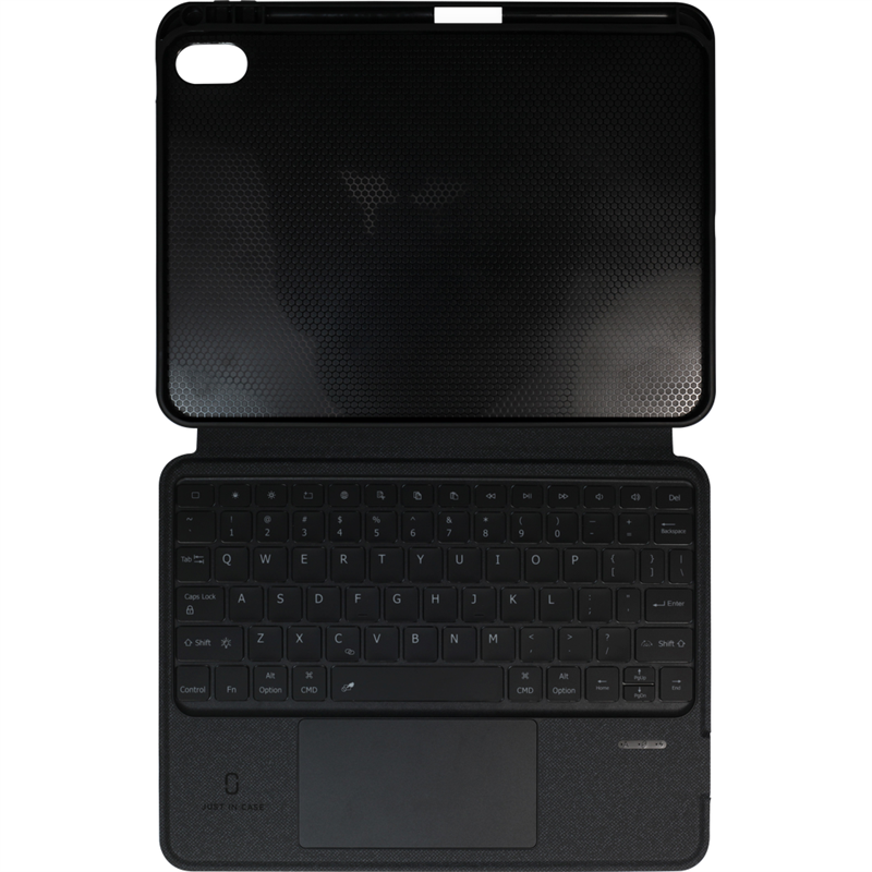 iPad 2022 10th Back Cover Flap Qwerty Keyboard - Black