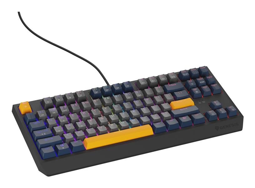 GENESIS Thor 230 TKL toetsenbord Gamen USB QWERTY Engels Blauw