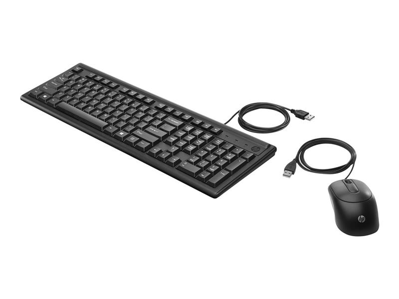 HP 160 toetsenbord USB QWERTY Engels Zwart