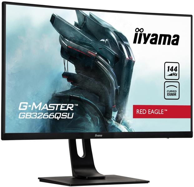 iiyama G-MASTER GB3266QSU-B1 LED display 81,3 cm (32"") 2560 x 1440 Pixels WQHD Zwart