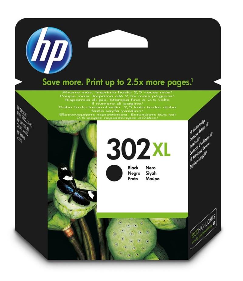 HP 302XL Origineel Zwart 1 stuk(s)