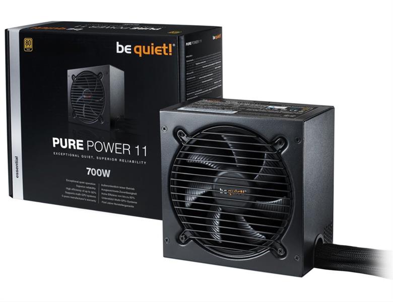 be quiet! Pure Power 11 700W power supply unit 20+4 pin ATX ATX Zwart