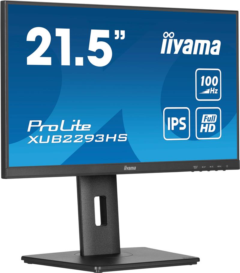 iiyama ProLite XUB2293HS-B6 computer monitor 54,6 cm (21.5"") 1920 x 1080 Pixels Full HD LED Zwart