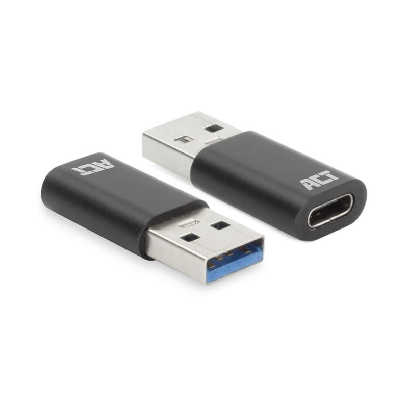 ACT USB-A male naar USB-C female adapter