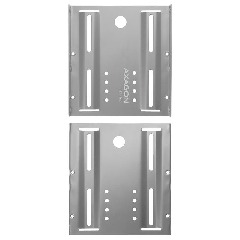 Axagon RHD-125B Halterahmen für 1x 2.5\"" im 3.5\"" Slot - grau Grijs Metaal