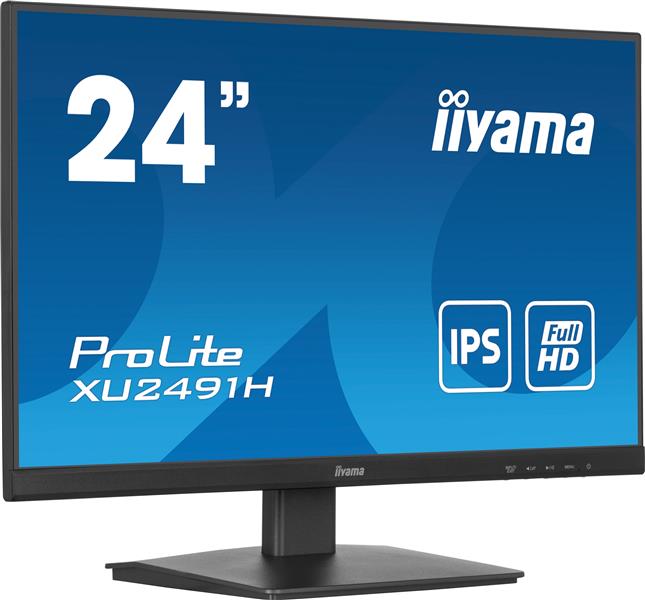 iiyama ProLite XU2491H-B1 computer monitor 60,5 cm (23.8"") 1920 x 1080 Pixels Full HD LED Zwart