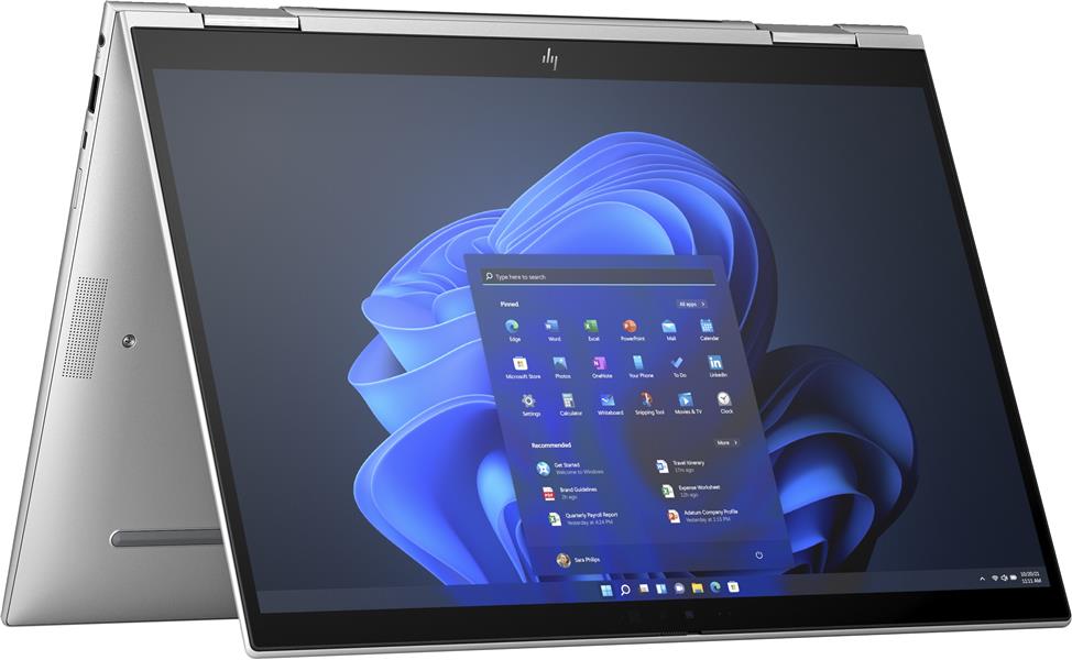 HP Elite x360 1040 G10 i7-1355U Hybride (2-in-1) 35,6 cm (14"") Touchscreen WUXGA Intel® Core™ i7 32 GB LPDDR5-SDRAM 512 GB SSD Wi-Fi 6E (802.11ax) Wi