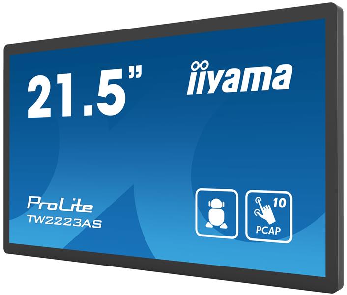 iiyama TW2223AS-B1 aanraakbedieningspaneel 54,6 cm (21.5"") 1920 x 1080 Pixels