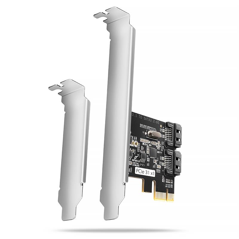 Axagon PCES-SJ2 interfacekaart/-adapter Intern SATA