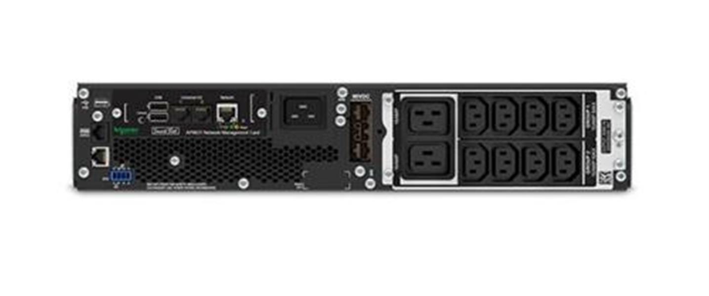 APC Smart-UPS On-Line SRT3000RMXLI-NC Noodstroomvoeding - 3000VA, 8x C13 & 2x C19, rackmount, NMC