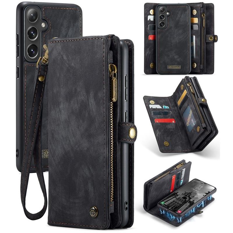 Caseme Case Samsung Galaxy S24 FE - Multifunctional Wallet - Black