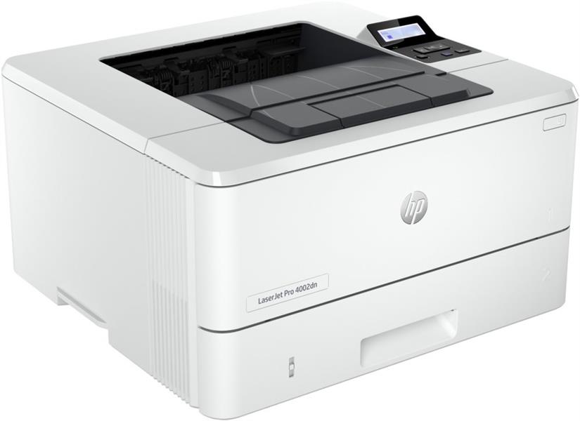 HP LaserJet Pro 4002dn printer, Print, Dubbelzijdig printen; Eerste pagina snel gereed; Energiezuinig; Compact formaat; Optimale beveiliging