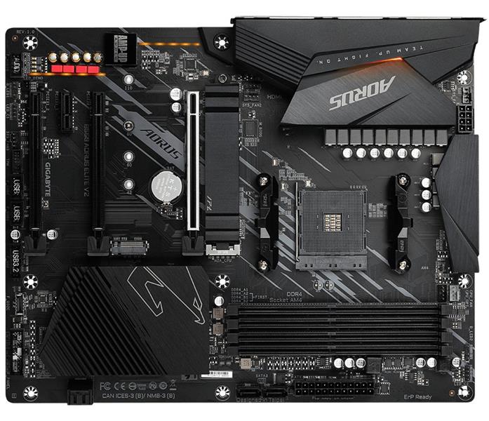 Gigabyte B550 AORUS ELITE V2 moederbord AMD B550 Socket AM4 ATX