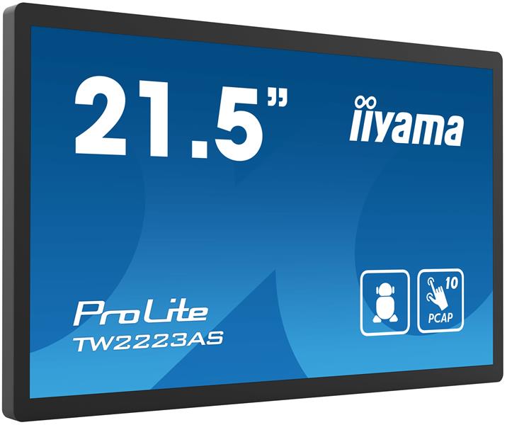 iiyama TW2223AS-B1 aanraakbedieningspaneel 54,6 cm (21.5"") 1920 x 1080 Pixels