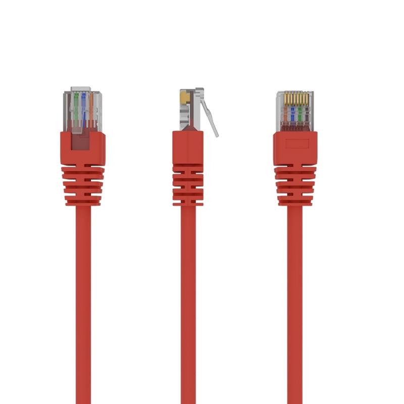 UTP Cat5E patchkabel 3 m rood