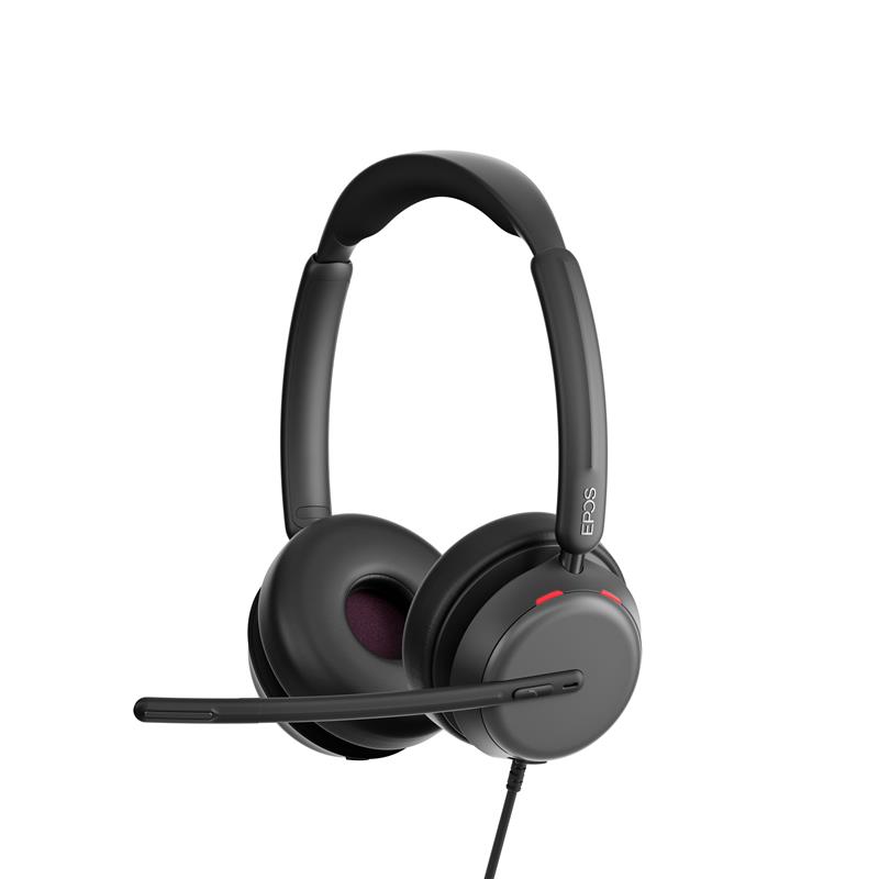 EPOS IMPACT 860 ANC Headset Bedraad Hoofdband Kantoor/callcenter USB Type-C Zwart