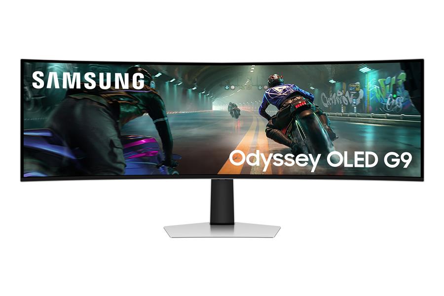 Samsung S49DG912S computer monitor 124,5 cm (49"") 5120 x 1440 Pixels Dual QHD OLED Zilver