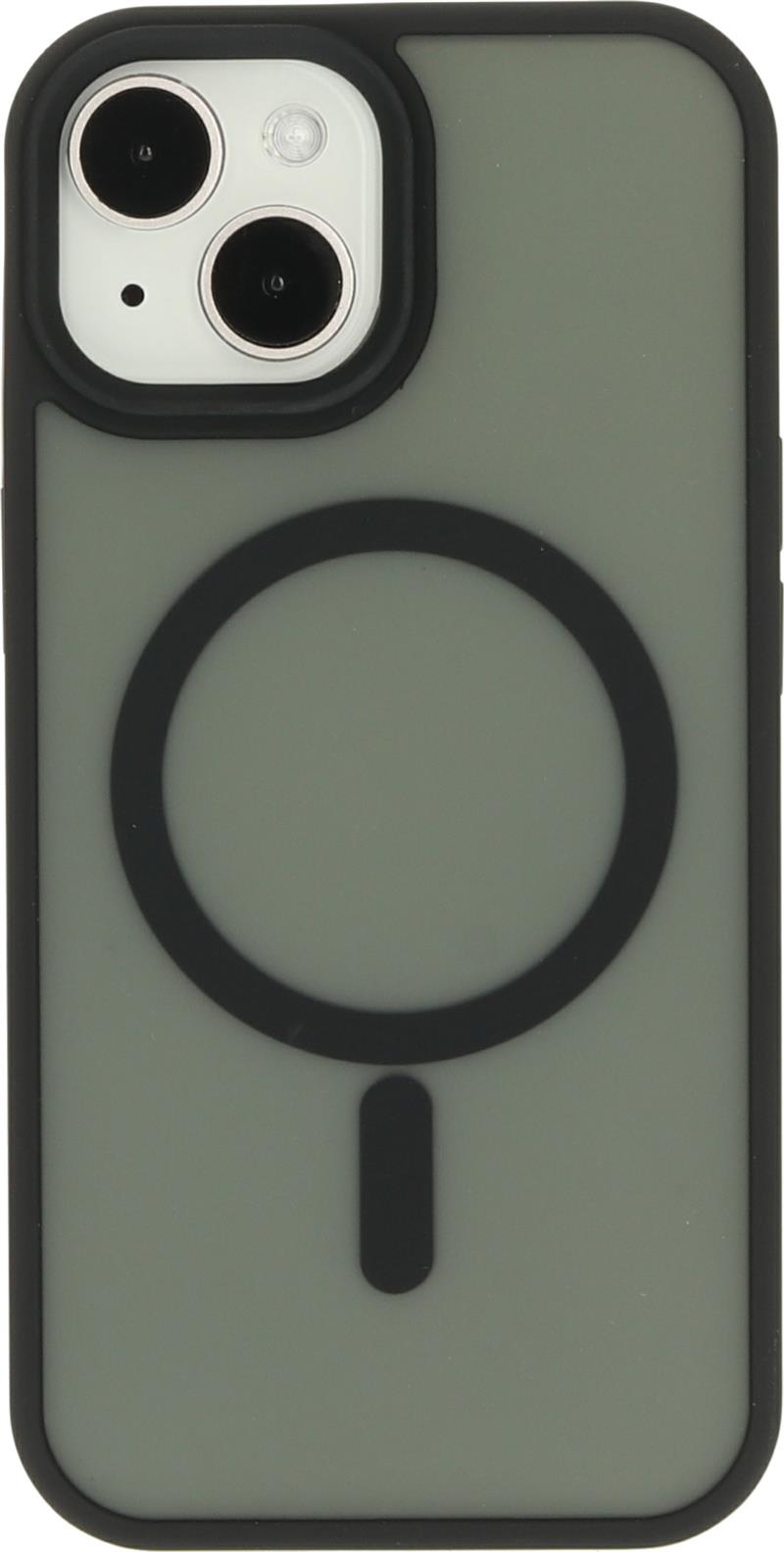 Mobiparts Hardcover Apple iPhone 15 Satin Black (Magsafe Compatible)