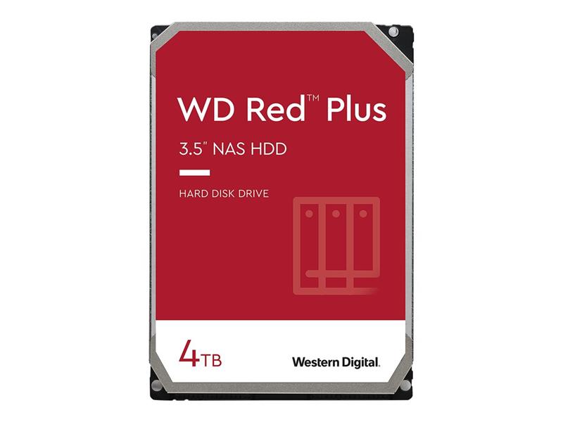 Red Plus 4TB - 3 5 inch - SATA 6Gb s - 5400RPM - 128MB Cache - CMR