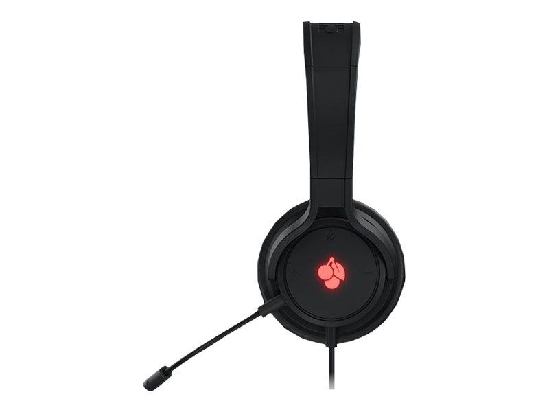 CHERRY JA-2200 Headset Bedraad Hoofdband Gamen Zwart