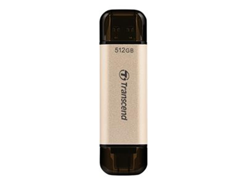 Transcend JetFlash 930C USB flash drive 256 GB USB Type-A / USB Type-C 3.2 Gen 1 (3.1 Gen 1) Goud