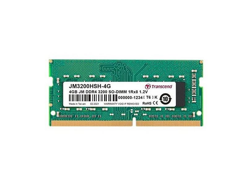 Transcend JetRam geheugenmodule 4 GB 1 x 4 GB DDR4 3200 MHz