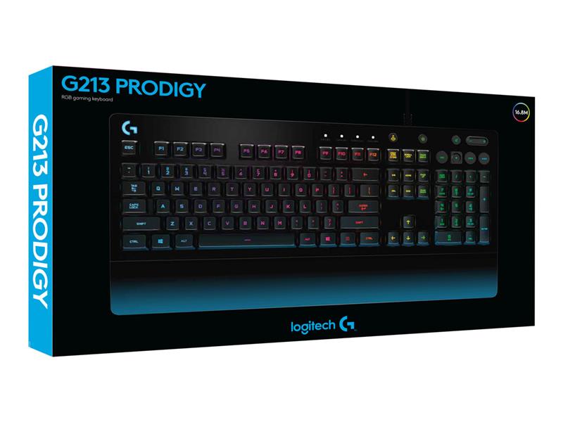 Logitech G G213 toetsenbord USB QWERTY US International Zwart / RGB