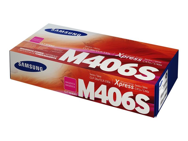 Samsung CLT-M406S Magenta Original Toner Cartridge tonercartridge 1 stuk(s) Origineel