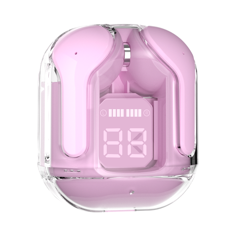 Wireless Earbuds with Charging Case - Pink