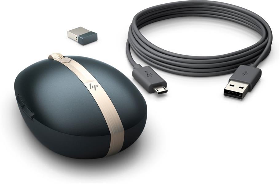 HP Spectre Rechargeable Mouse 700 muis Ambidextrous Bluetooth 1600 DPI