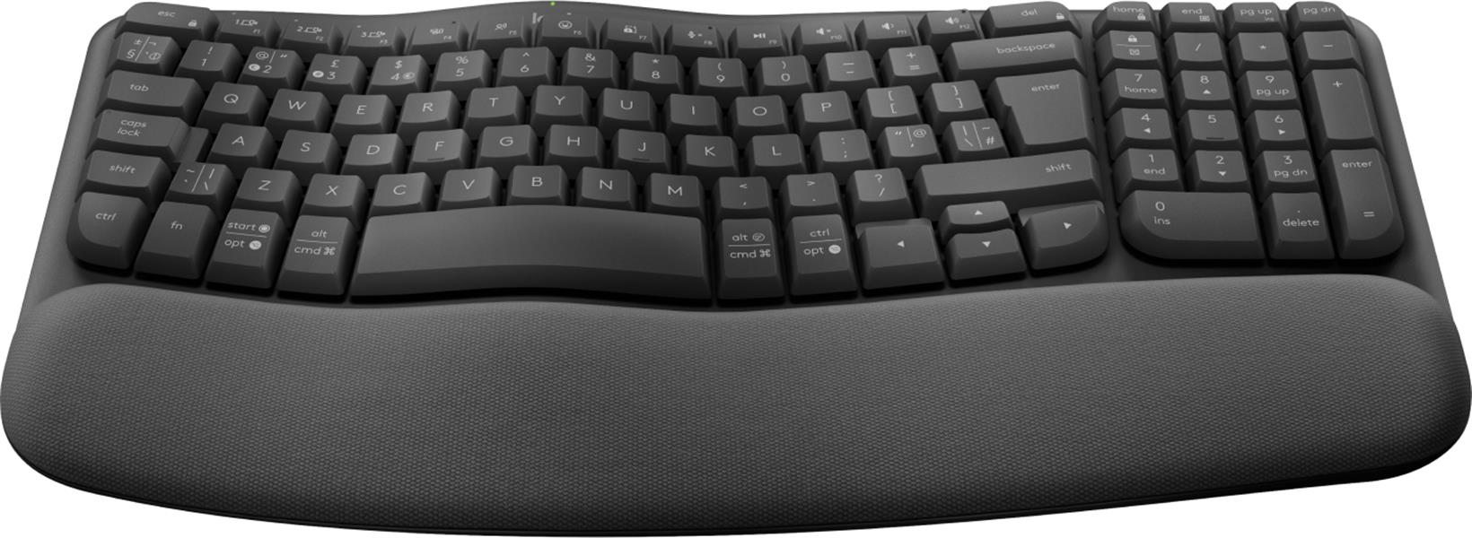 Logitech Wave Keys for Business toetsenbord RF-draadloos + Bluetooth QWERTY Brits Engels Grafiet