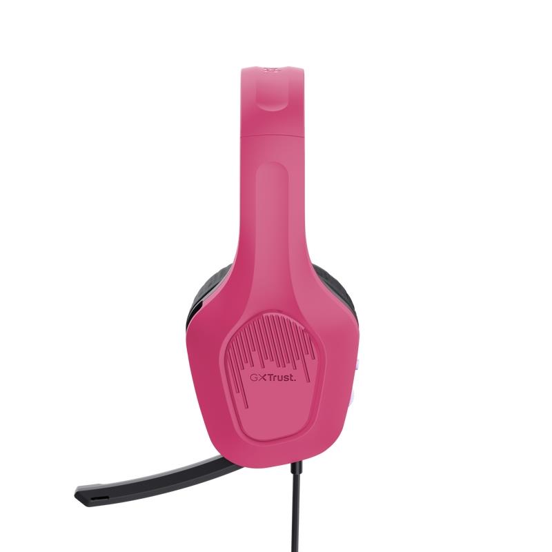 Trust GXT 415P Zirox Headset Bedraad Hoofdband Gamen Roze