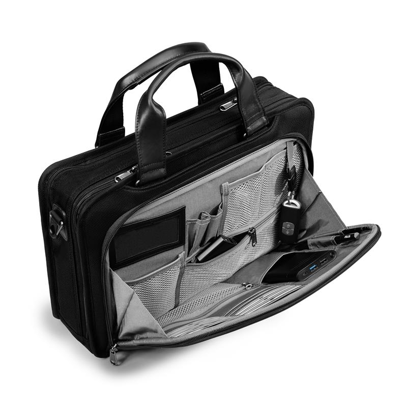 ASUS Vantage Briefcase 15.6 Leer, Polyester Zwart