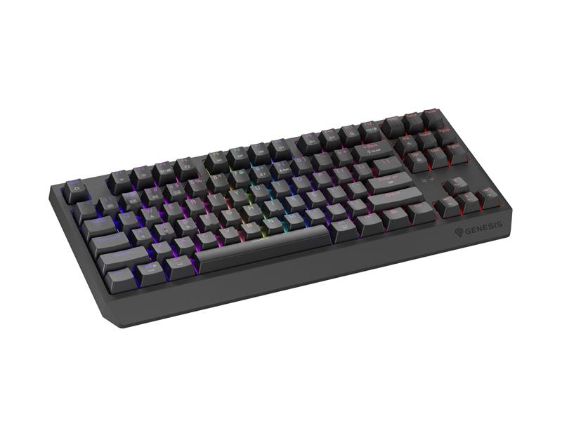 GENESIS Thor 230 TKL toetsenbord Gamen USB + RF Wireless + Bluetooth QWERTY Grijs