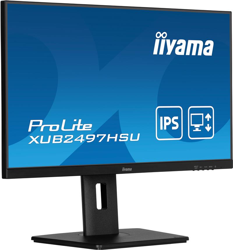 iiyama XUB2497HSU-B2 computer monitor 60,5 cm (23.8"") 1920 x 1080 Pixels Full HD LED Zwart