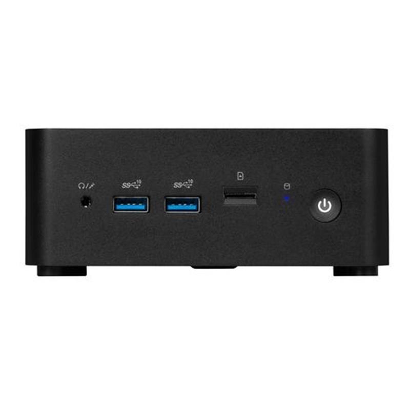 MSI Cubi NUC 1M-003EU Intel Core 3 100U 8 GB DDR5-SDRAM 512 GB SSD Windows 11 Pro Zwart