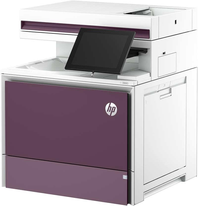 HP LaserJet Color Enterprise MFP 5800dn printer, Afdrukken, kopiëren, scannen, faxen (optie), Automatische documentinvoer; optionele high-capacity lad