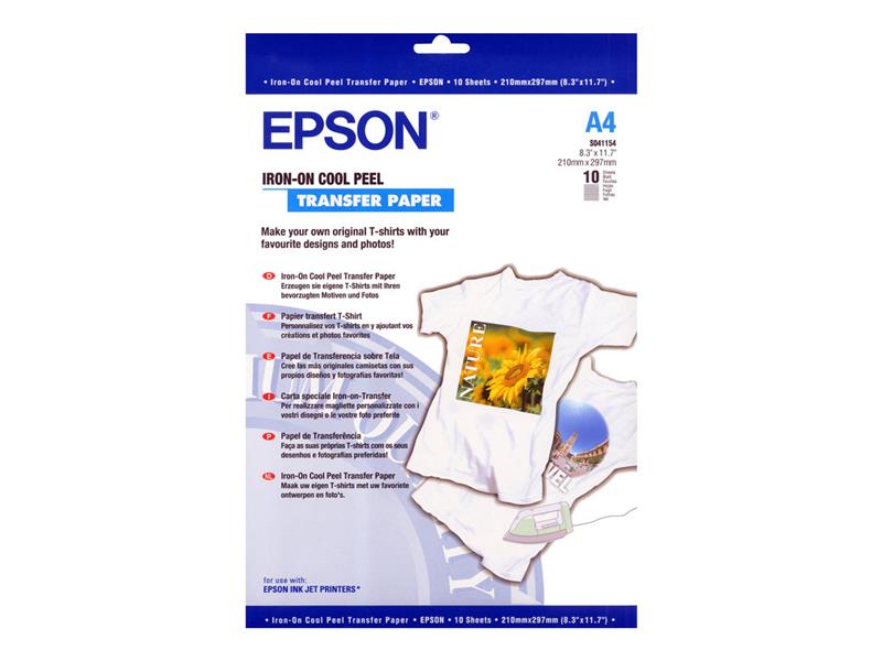 Epson Iron-on-Transfer Paper - A4 - 10 Vellen