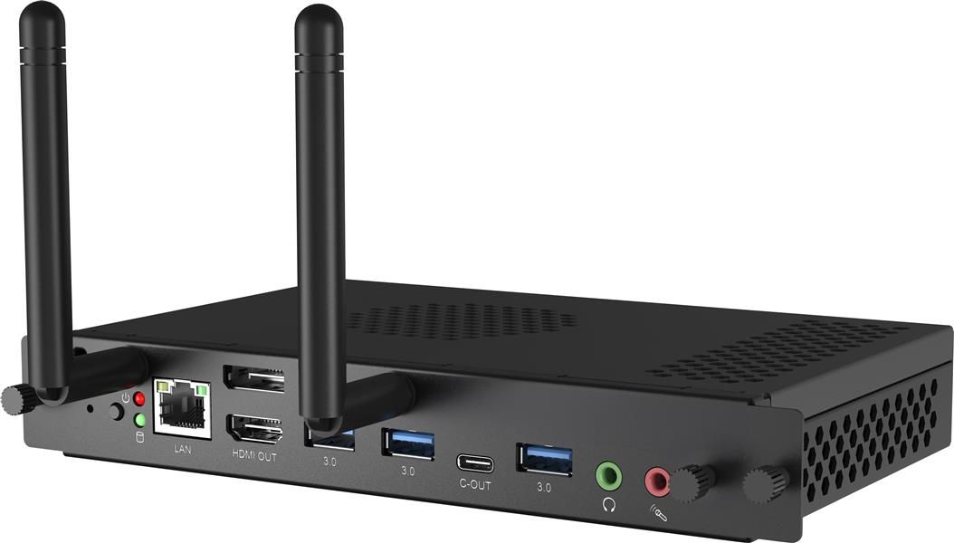 iiyama OPC51204BC-1 PCs/werkstation Intel® Core™ i5 i5-12450H 8 GB DDR4-SDRAM 256 GB SSD Windows 11 IoT Enterprise Mini PC Zwart