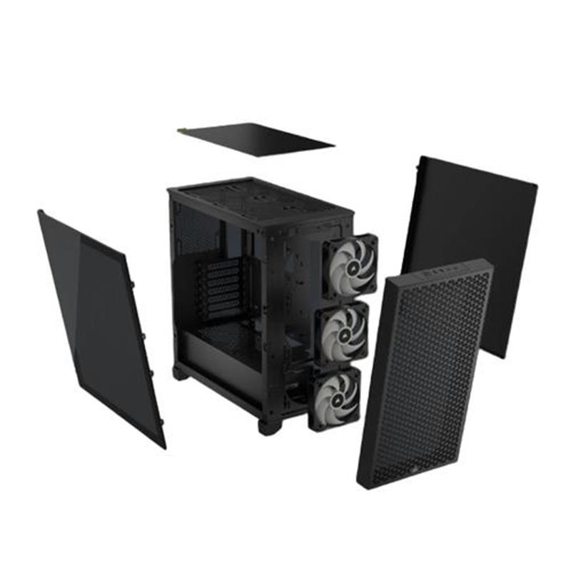 3000D RGB Tempered Glass Mid-Tower Black