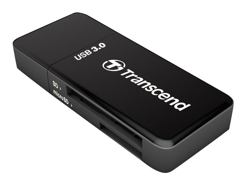 Transcend RDF5 geheugenkaartlezer USB 3 2 Gen 1 3 1 Gen 1 Type-A Zwart