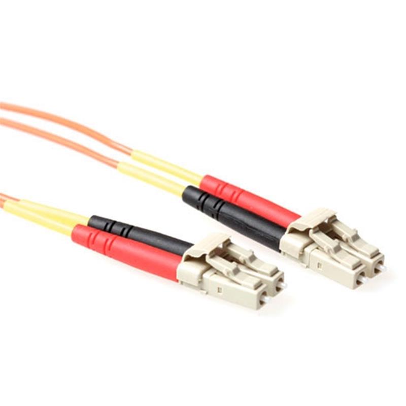 Ewent EL9005 Glasvezel kabel 5 m 2x LC OM1 Oranje